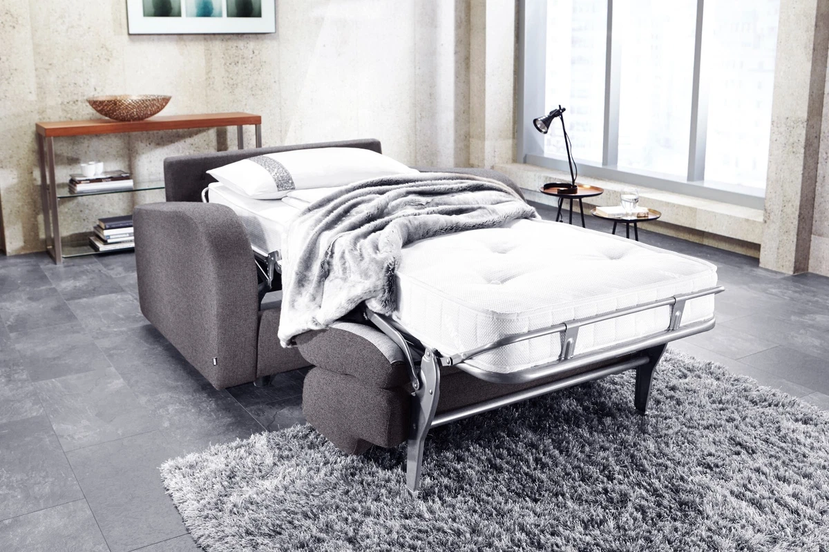 Sofa bed 2024 with thick mattress