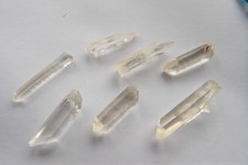 Lemurian Seed Quartz, Medium Crystal Points, 20g pack of Crystal Barcode Wands