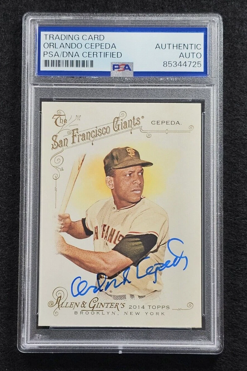 Orlando Cepeda Autographed Baseball Cards for sale | eBay