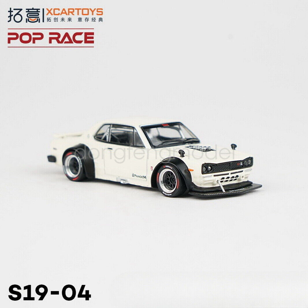 XCARTOYS 1/64 Scale Nissan SKYLINE GT-R V8 DRIFT White