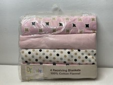 DT Baby Claire Bella 4 Receiving Blankets