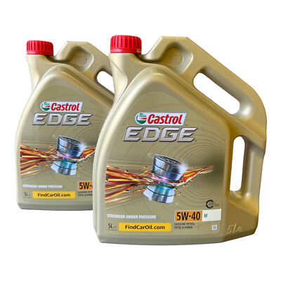 2x5 L LITER CASTROL MOTORÖL EDGE 5W-40 M BMW LL-04 ACEA C3 5W40 Porsche C40