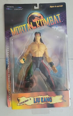 NEW MORTAL KOMBAT LIU KANG INFINITE CONCEPTS 2000 VIDEO GAME ACTION FIGURE! g4