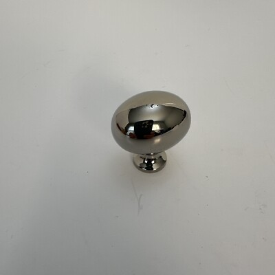 Baldwin 4913.055.BIN Oval Knob 1.312  -Polished Chrome
