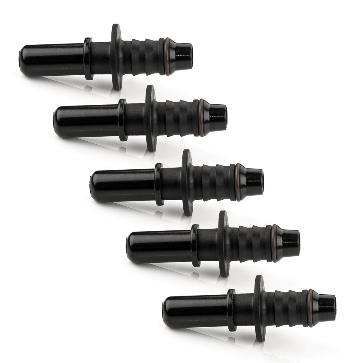 5x Contraparte Cierre Rápido Recto Línea de Combustible 9,49 X 8MM