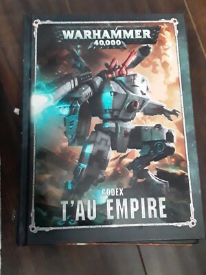Warhammer 40k Tau Empire  Codex Game Workshop 40,000  HC Book Free Shipping 