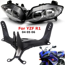 Front Upper Stay Fairing Headlight Mount w/ Bracket For Yamaha YZF R1 04 05 06