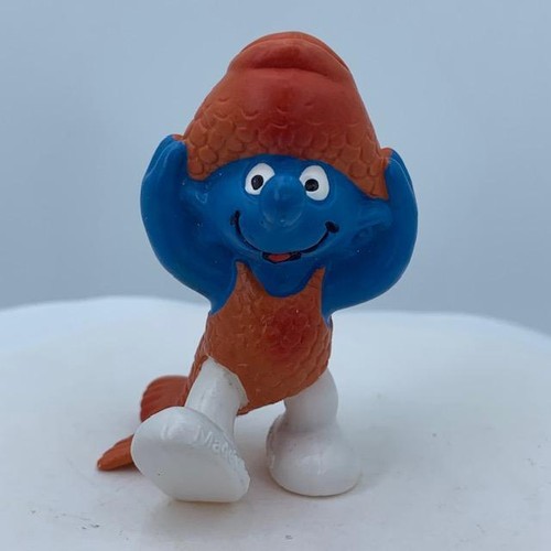 Smurfs 20719 Pisces Smurf Fish Astrology Zodiac Horoscope Figure PVC Figurine - Picture 1 of 7