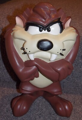 Vintage 1997 Warner Bros Looney Tunes Tasmanian Devil 11 Inch