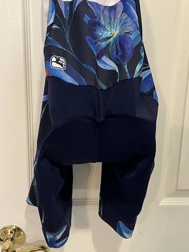 Giordana Unique Floral Cycling Bib Shorts Padded Compression WOMENS XL