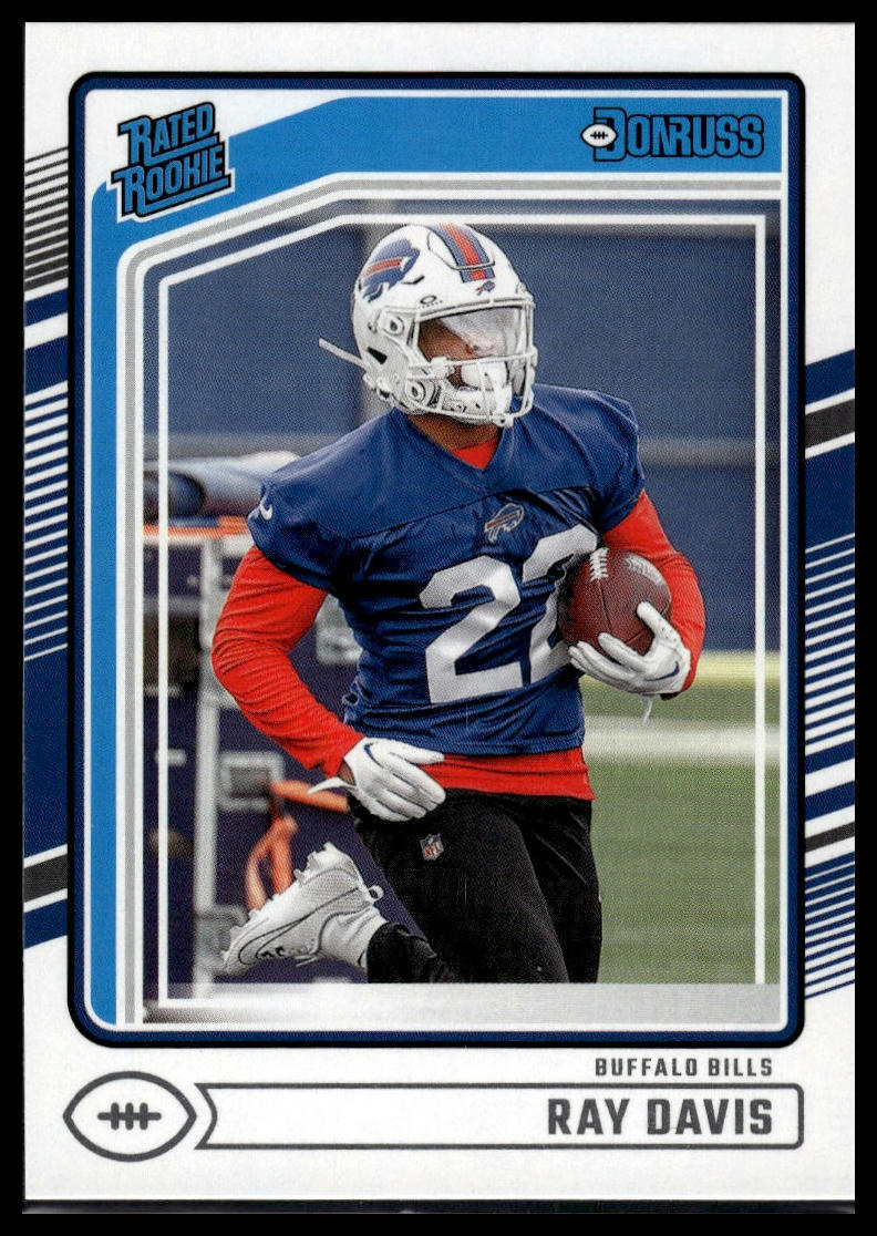 2024 Donruss #316 Ray Davis Rated Rookie Bills