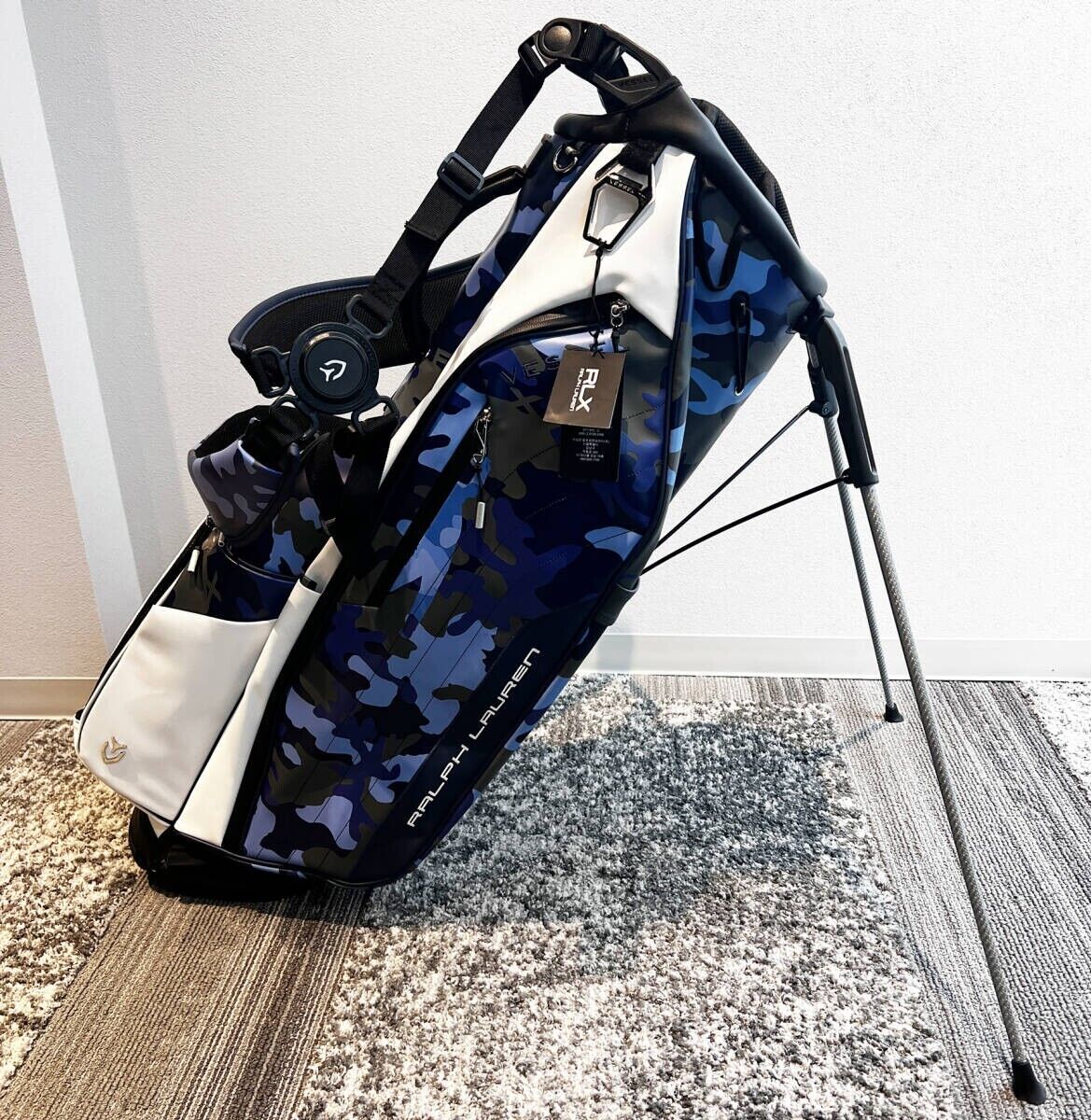 POLO Ralph Lauren Golf RLX Stand Bag VESSEL Made 2024 Blue POLO Ralph Lauren Golf RLX Stand Bag VESSEL Made 2024 Blue
