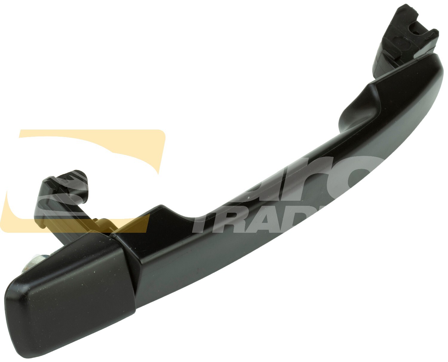 Poignée de porte extérieure droite pour Nissan Qashqai de 2007 à 2014 en ABS noir arrière avant