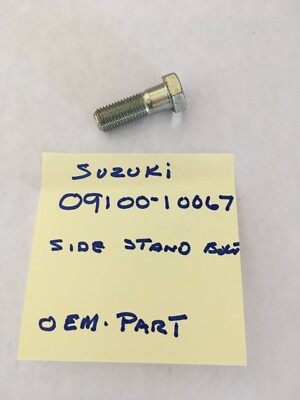SUZUKI SIDE STAND BOLT RM-125-250,TM-250,400,RL-250,OTHERS 09100