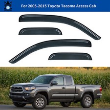Window Visor Deflector Rain Guard 4-piece For 2005-2015 Toyota Tacoma Access Cab