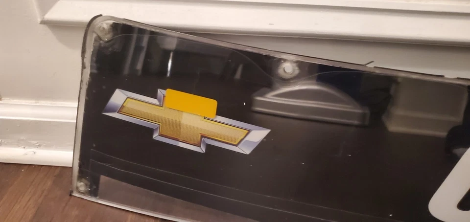 Chevy Nascar Partial Windshield Glass Name Banner 53"x 8" Test Car - Image 4 of 4