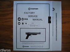Crosman 130 137 Reseal Seal Kit  Factory Service Manual - Instructions - Guide