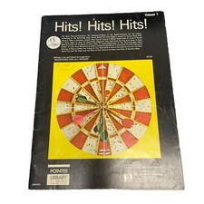 Hits Hits Hits Volume 1 All Organ Sheet Music Book Hal Leonard Pointer System