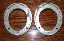 Para aluminiowych podkowarek do jaj z klipsami rozmiar 4 nowa