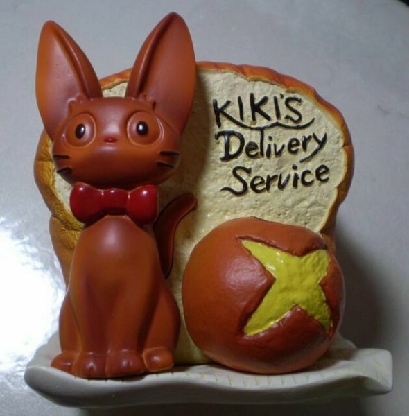 Ghibli Kiki's Delivery Service Jiji Bread Pen Stand Japan Anime Cat86