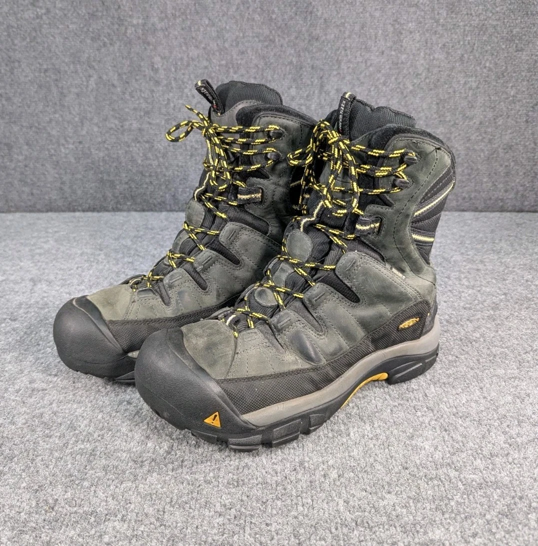 KEEN Summit County II 450g Insulated Winter Hiking Boots Mens 9 Waterproof -35°F