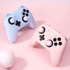 GeekShare Cat Paw Silicone Controller Skin Grips Set for Switch 2 Pro Controller