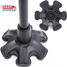 Cane Tip with 6 Support Rubber Foot for Walking Canes 3/4 Inch Shaft, Self-Stand