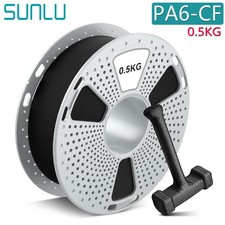 SUNLU 500g Schwarz PA6-CF 3D Drucker Filament 1.75MM Carbon Fiber Nylon Filament