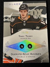 2018-19 UD Black Diamond Troy Terry  Diamond Relic Rookies Double Diamond 70/99