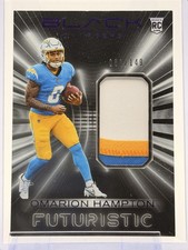 2025 Panini Black - Futuristic Omarion Hampton #FUT-OHN /149 (RC) Chargers