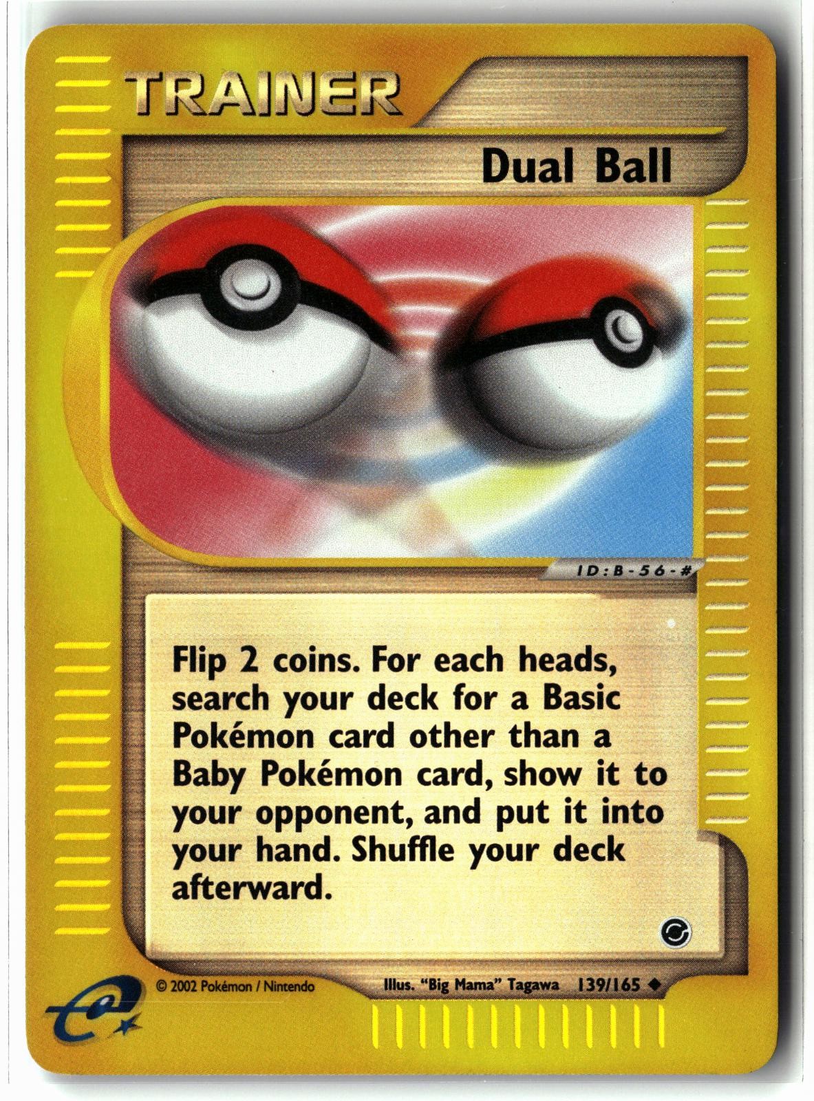 Dual Ball ⭐️ 139/165 Reverse Holo Expedition Base Set 2002 Pokemon NM/LP