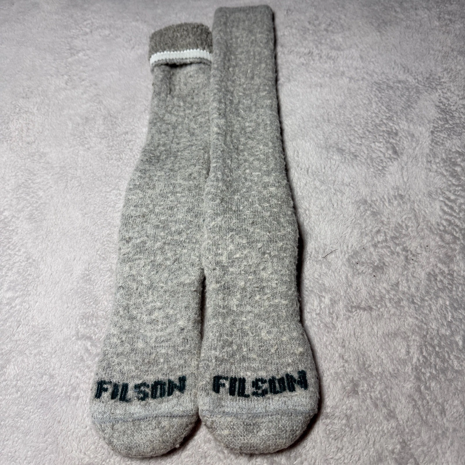 Filson Heavyweight Wool Blend Boot Socks Mens Grey Tall Rugged Outdoor Workwear
Opens in a new windo