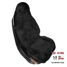 Sheepskin Seat Cover Genuine Australian Sheepskin Fur Car Seat Cover Black