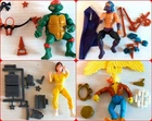 TMNT 1988 Playmates 4 Figure Vtg Collection LOT Ace April Michaelangelo Shredder