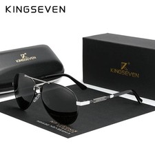 KINGSEVEN NEW Fashion Men's Aluminum Sunglasses Polarized Fishing Driving Sun gl