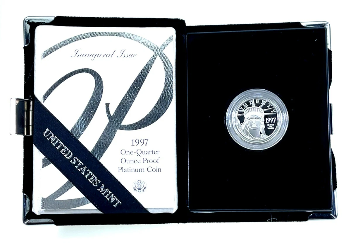 1997-W American Eagle Proof Platino 1/4 Oz U.S. Mint