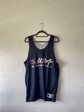 NBA Dream Team USA Basketball Magic Johnson maglia uomo campione vintage anni 90