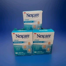 Nexcare Waterproof Clear Bandages, Covers and Protects, 360 Degree Seal Around