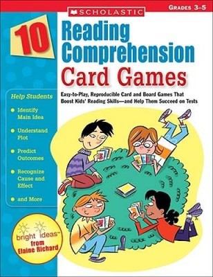 10 Reading Comprehension Card Games: Easy-to-Play, Reproducible Card - VERY GOOD