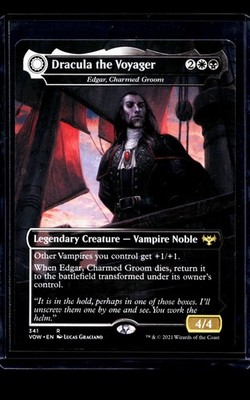 mtg dracula cards list 2021 MTG Magic the Gathering Innistrad Crimson Vow #341 Dracula the Voyager