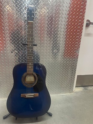 Johnson JG 620 BL Acoustic Guitar in Blue