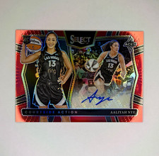 2025 Select WNBA Aaliyah Nye Courtside Action Red Prizm Auto /99 RC