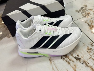 Adidas Adizero Boston 15 IH8291 White Gradient Purple Lime Men's Athletic Shoes