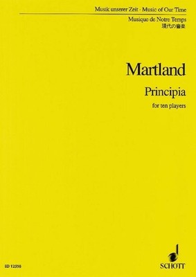 Principia Studienpartitur 10 Spieler Martland für 10 Spieler Schott Music