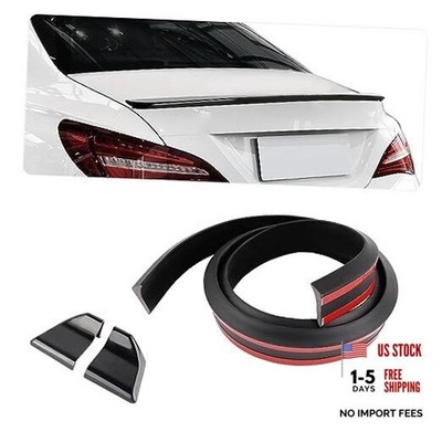 4.9Ft Spoilers for Cars - 3D Glossy Rear Spoiler Wing for Car Matte Black