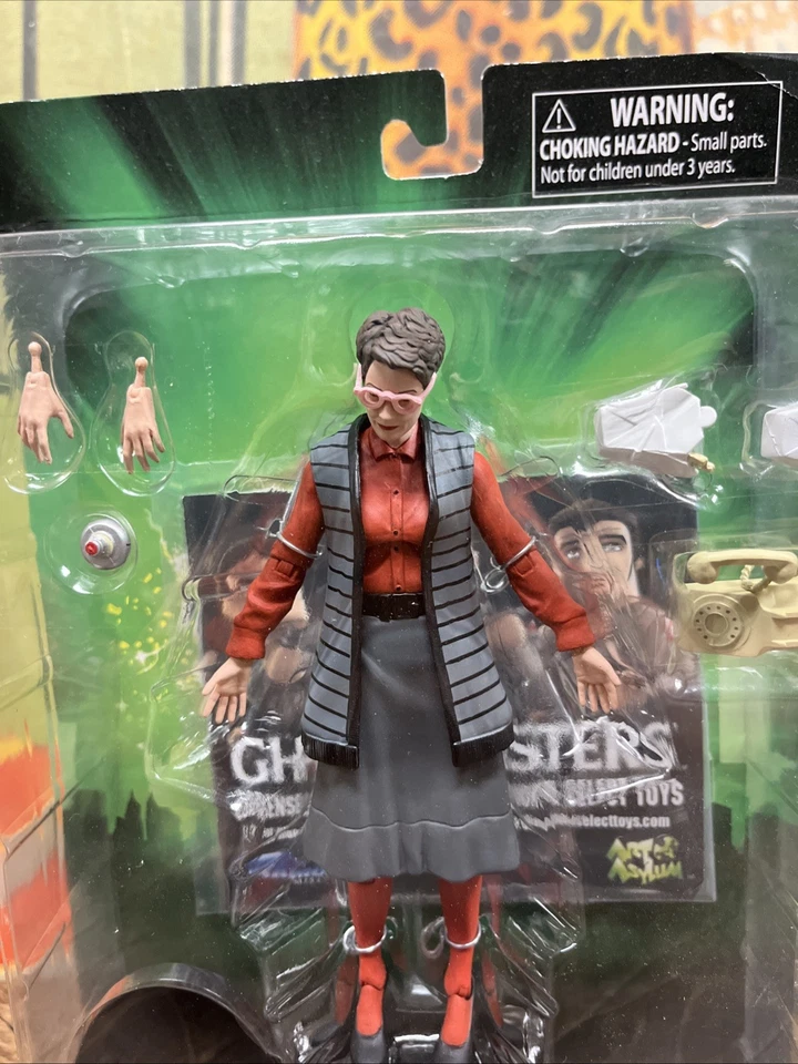 Figura retro 2016 Diamond Select Ghostbusters Janine Melnitz Neca McFarlane rara Foto 3 de 4