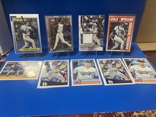Freddie Freeman Assorted Topps Baseball Cards. Game Worn Mem,