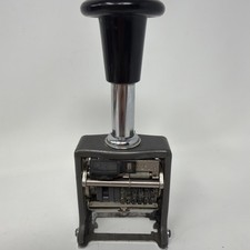 Vintage manuelle Nummeriermaschine Industrie Stempel zum Reparieren
