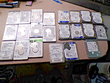 LOT of 22 -2.5" HDD, 11-1TB, 9-500GB 2-750 Laptop Sata Hard Drives     #25578