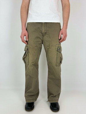 Y2K Levi's Distressed Cargo Loose Straight Pants | eBay